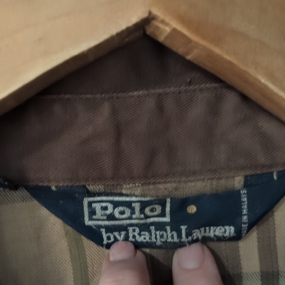 Vintage Polo by Ralph Lauren Men's Chocolate Brown Jacket Sz Lg - Picture 2 of 10